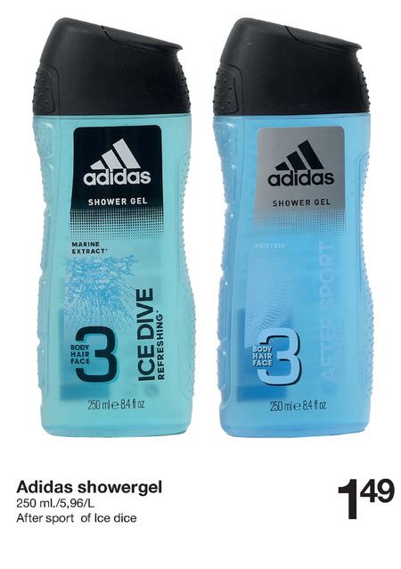 adidas douchegel hair body aanbieding